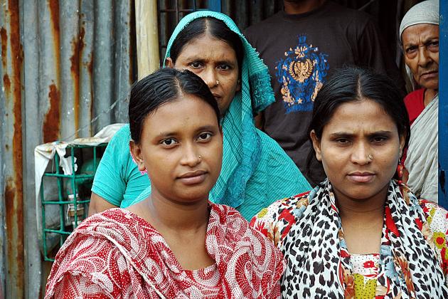 Bangladeshi garment workers. Photo: Tarif Rahman/War on Want.