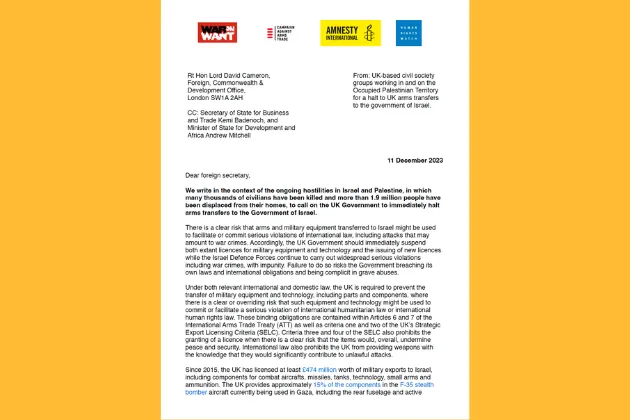 Pal joint letter DEC23
