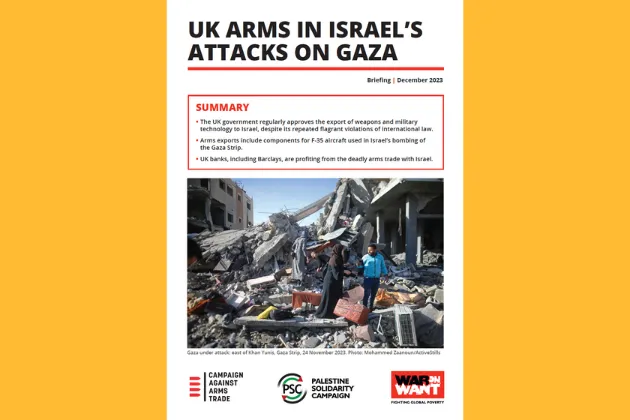 UK Arms in Israel's Attacks on Gaza | War on Want