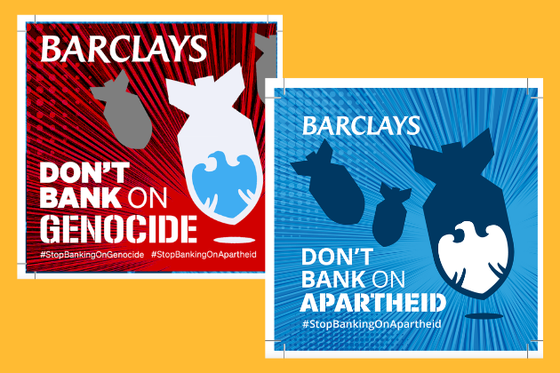 Barclays stickers