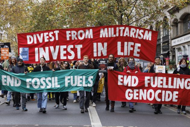 Climate justice march London