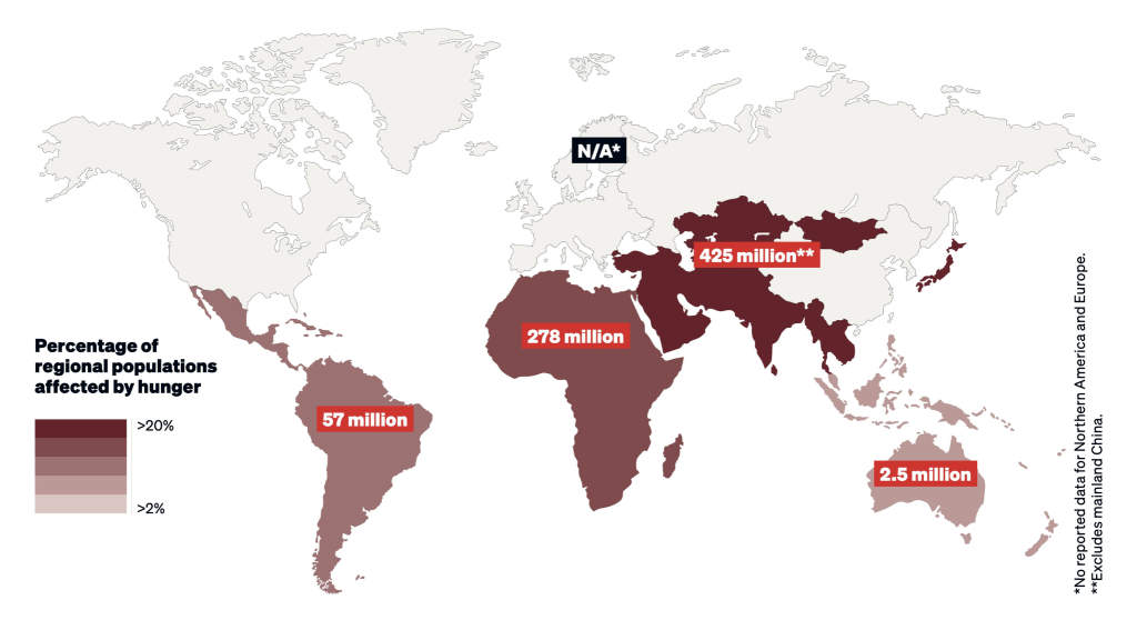 Infographic: State of Global Hunger Map