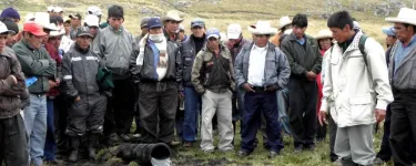 A contaminated water supply in Cajamarca province, northern highlands.
