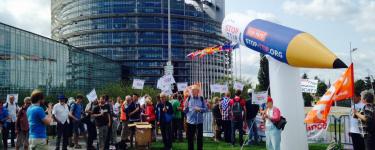 A Stop TTIP demonstration.