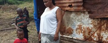 Shack dweller family in Durban, South Africa. Photo: Abahlali baseMondjolo
