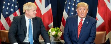 President Donald J. Trump participates in a bilateral meeting with British Prime Minister Boris Johnson. Photo: The White House Photo / Shealah Craiughead