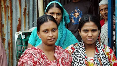 Bangladeshi garment workers. Photo: Tarif Rahman/War on Want.