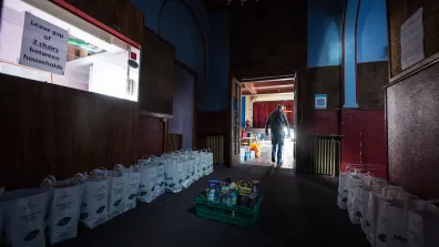 A food bank in Palmer's Green, North London. Credit: Mazur/cbcew.org.uk.