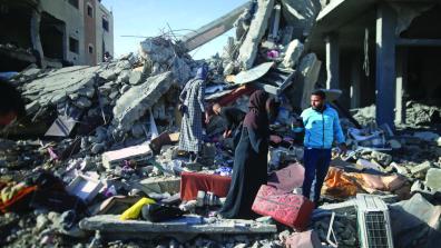 Destruction in Gaza December 2023