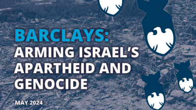 Barclays: Arming Israel's apartheid and genocide